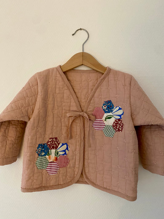 Quiltet jakke - str. 80