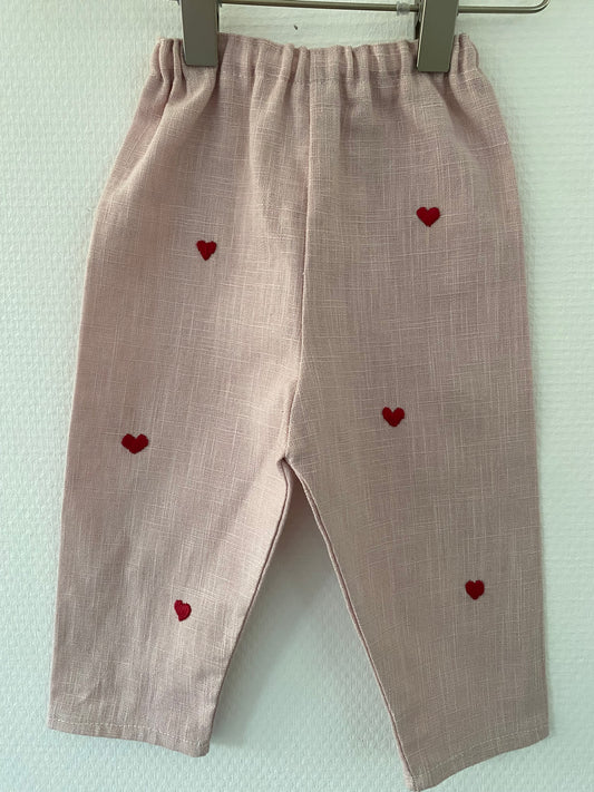 Rosa bukser - str. 62/68